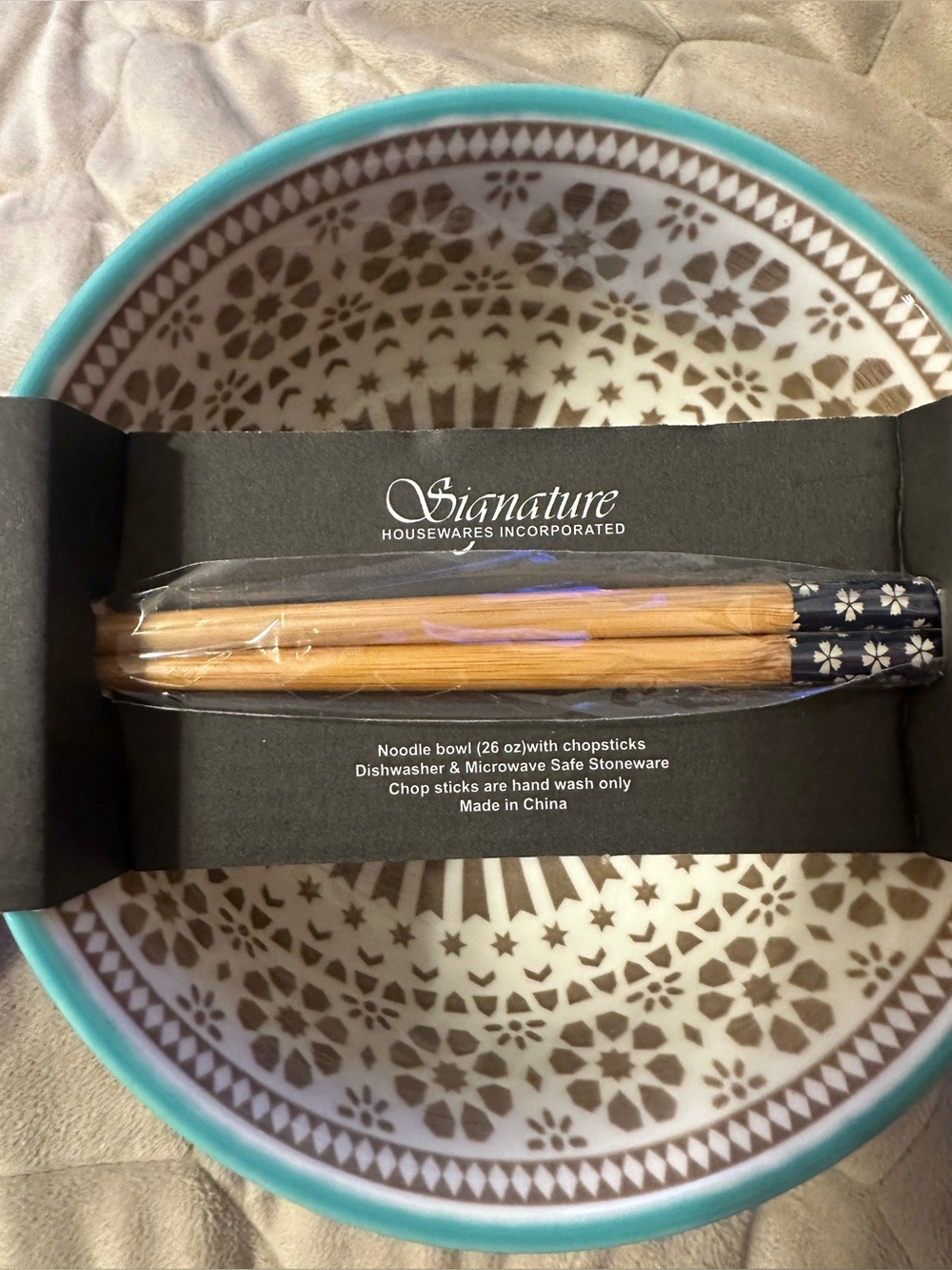 Signature Stoneware noodle bowl